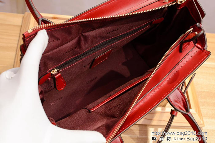 COACH蔻馳 代購正品 全頭層牛皮 swagger小號包 35990 可肩背或斜挎  Chz1473